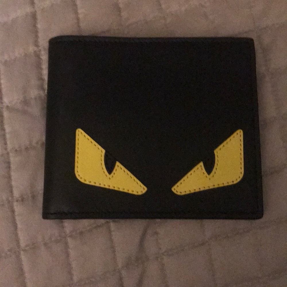 New Black with Red interior Fendi Wallet